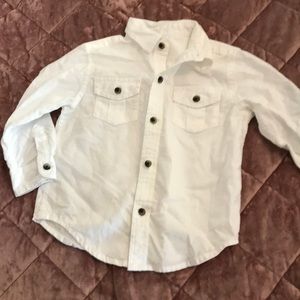 Janie and Jack white button up